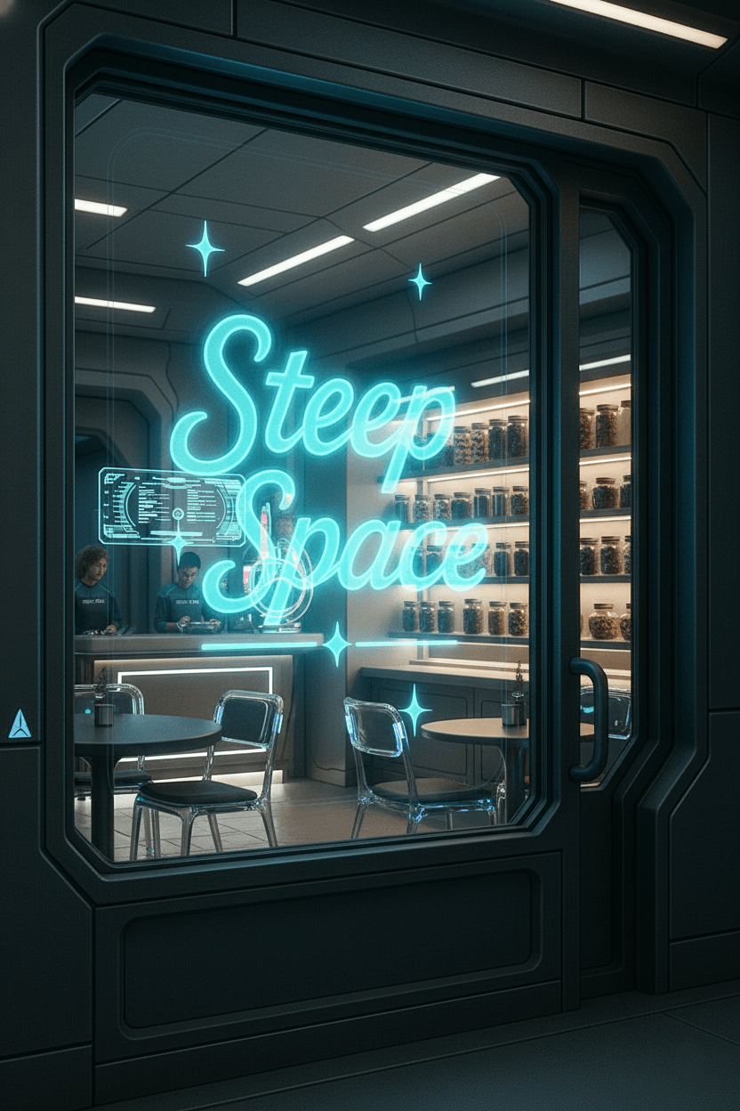 Steep Space Tea House storefront